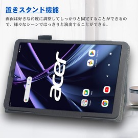 [NSFN] for Acer Iconia Tab A8 Tablet Case Acer Tablet 8.7 Inch 2024 Case Protective Case with Handheld Band Premium PU Leather StandFunction for Acer Tab A8 Case