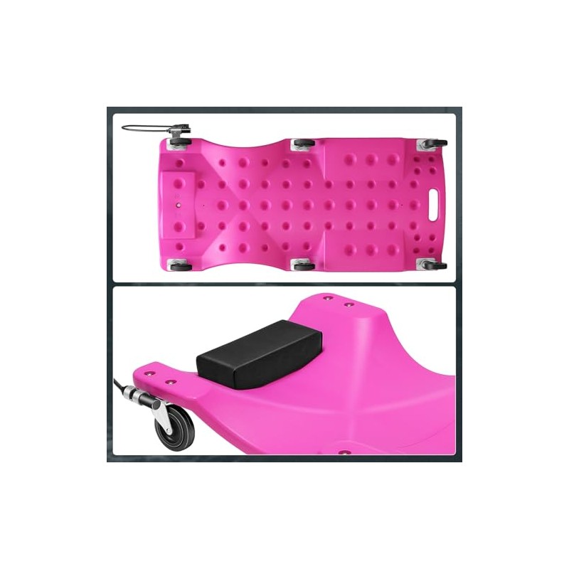 CAAP DRIVEN 40" Rolling Vehicle Repair Garage/Shop Creeper with LED