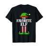 Favorite Elf Family Matching Group Funny Christmas T-Shirt