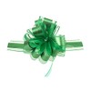 Homeford Snow Pull Bow Ribbon, 14 Loops, 2-Inch, 2-Count (Green)