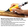 Nunafey Electric Chisel, Electric Carving Chisel Tool High-speed Vibration with