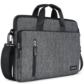 KIZUNA Laptop bag Case 12.5 Inch Shoulder Sleeve briefcase For 13.6" MacBook Air M2 2022/13.3" Yoga Slim 7i Carbon/13.3" HP Envy x360 13/14" ThinkPad X1 Carbon/14.2" MateBook X Pro/Acer/ASUS, Grey
