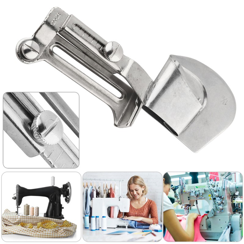 Sewing Machine Binder Lockstitch Presser Foot Hemmer Rolled Hem Binding