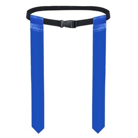 Yaegoo 14 Players Flag Football Belt, Adjustable Flag Football Belts with 14 Belts, 14 Red Flags, 14 Blue Flags for Youth and Adult