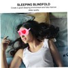 COLLBATH Plush Heart Eye Mask Comfortable Sleep Eye Cover for