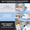 Contour L Shaped Bed & Body Support Pillow for Side