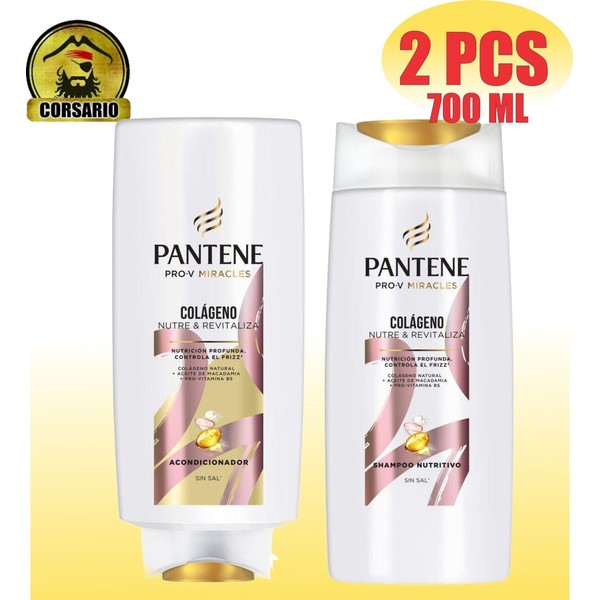 Pantene Collagen Conditioner and Shampoo x 700 ml