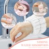 8 Pcs Spa Wrist Bands - Absorbent Microfiber Wristbands for