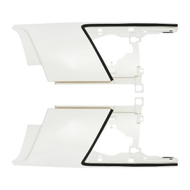 Fronimo 8-98036-525-X Front Left and Right Side Panel Compatible with ISUZU NPR NPR-HD NQR NRR 2008-2020 Driver and Passenger Side White Front Side Panel (Pair)