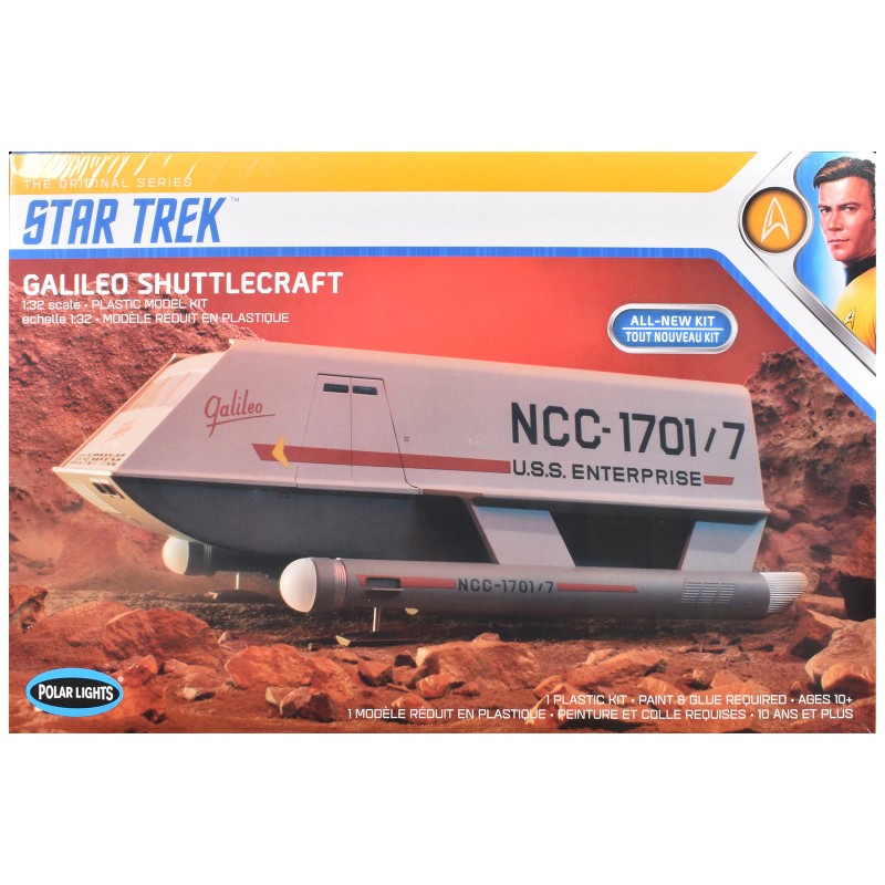 DCD Skill 2 Model Kit-1/32 Scale 1966-1968 Galileo Shuttlecraft From