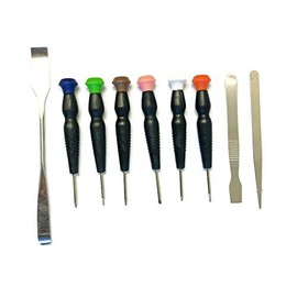 Silverhill Tools ATKVIVE HTC Vive Pro Tool Kit (T5, TS6, TS7, PH0, PH00, Ph1, Tweezers, 8in Pry Bar, 5in Metal Spudger)