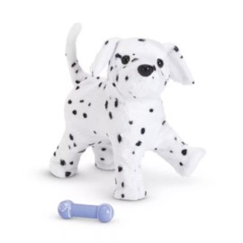 American Girl Dalmation Puppy Dog Pet with bone 2014 Magnetic Truly Me New