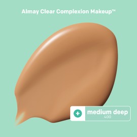 Almay Almay Clear Complexion Acne & Blemish Spot Treatment Concealer Makeup with Salicylic Acid- Lightweight, Full Coverage, Hypoallergenic, Fragrance-Free, for Sensitive Skin, 400 Medium/Deep, 0.3 fl oz.