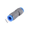 sourcing map Straight Push Connectors 6mm Quick Release Pneumatic Connector