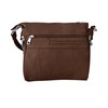 Roma Leathers Concealment Purse w/Buckle (Brown)