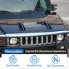 Fgtagtal Hood Deck Vent Panel Trim Compatible with Hummer H2