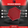 Knirps Children's Pocket Umbrella Rookie Reflective with Reflective Trim Salsa