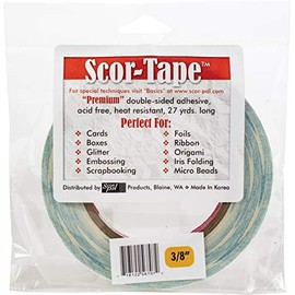 Scor-Pal Products Scor-Tape .375"X27Yd 10Pkg, 27yds 10 Pack