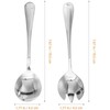 Pack of 2 Salad Servers, Stainless Steel Salad Serving Set,