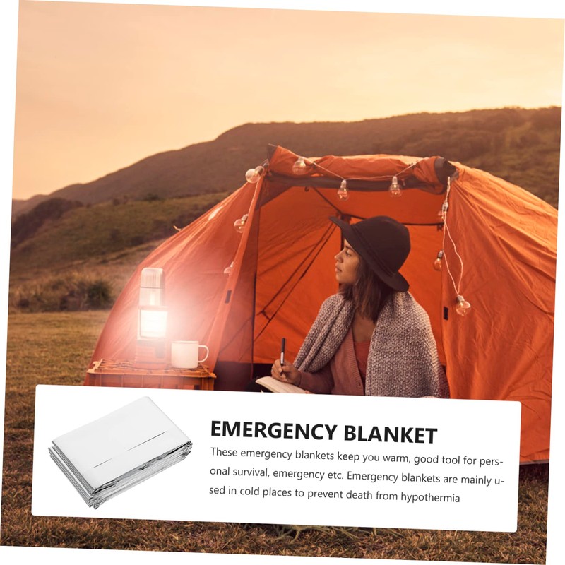 BESPORTBLE 3 Pcs Insulated Thermal Reflective Tarp Large Survival Blanket