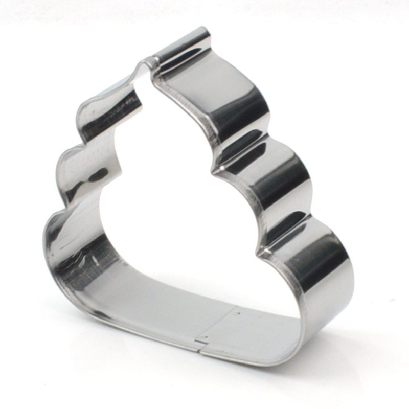 GXHUANG Cute Dung Cookie Cutter - Stainless Steel (Poo)