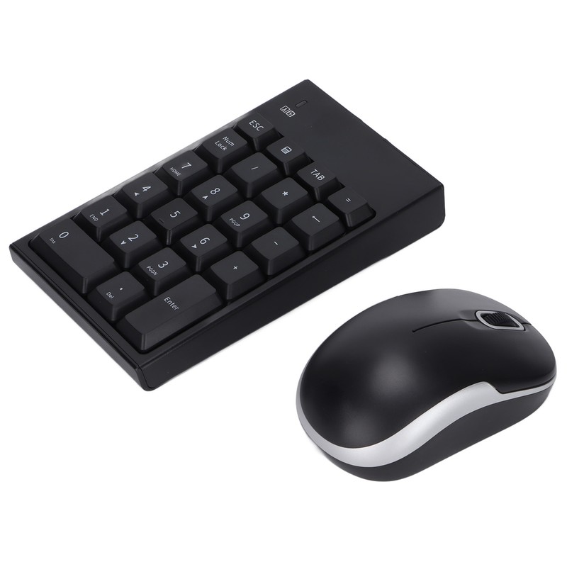 Numeric Keyboard Mouse Set MC‑61CB Wireless 2.4g Portable Silent Keypad