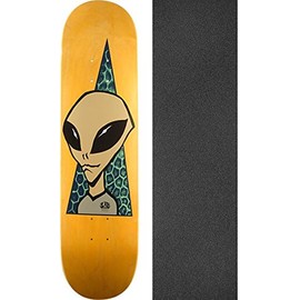 Alien Workshop Visitor Assorted Colors Skateboard Deck - 8.25" x 31.75" with Black Magic Griptape - Bundle of 2 Items