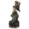 JFSM INC. Large Beautiful Mermaid Sitting on Rock Statue Sculpture