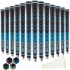 Full Choice Rubber Golf Grips 13 Pack, High Traction, Non-Slip,