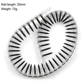 Cadena de Clavos con Tornillo Automático, 50 Uds., Tornillos para Pistolas de Clavos de Cadena, Adecuados para Placas de Yeso y Techos (50 pcs)