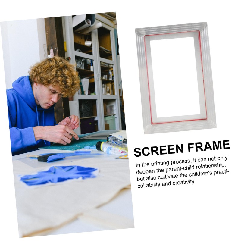 COHEALI Aluminum Alloy Silk Screen Frame Reusable Printing Frame for