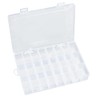 PONABEADIY 24 Compartments Bead Organizer with Removable Dividers Container Rectangle