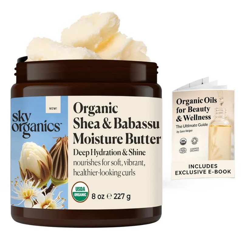 Sky Organics Manteca Hidratante Org?nica de Karit? y Babas?(227 G)