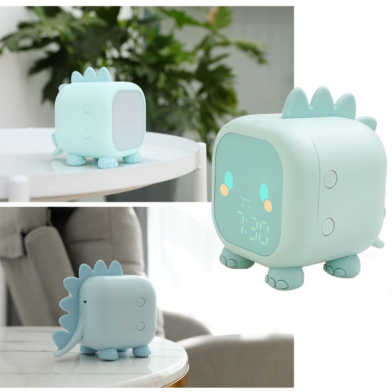 Hsthe Sea Digital Children's Alarm Clock with Night Light Snooze