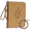 Bible Cover Case for Women with Detachable Shoulder Strap &