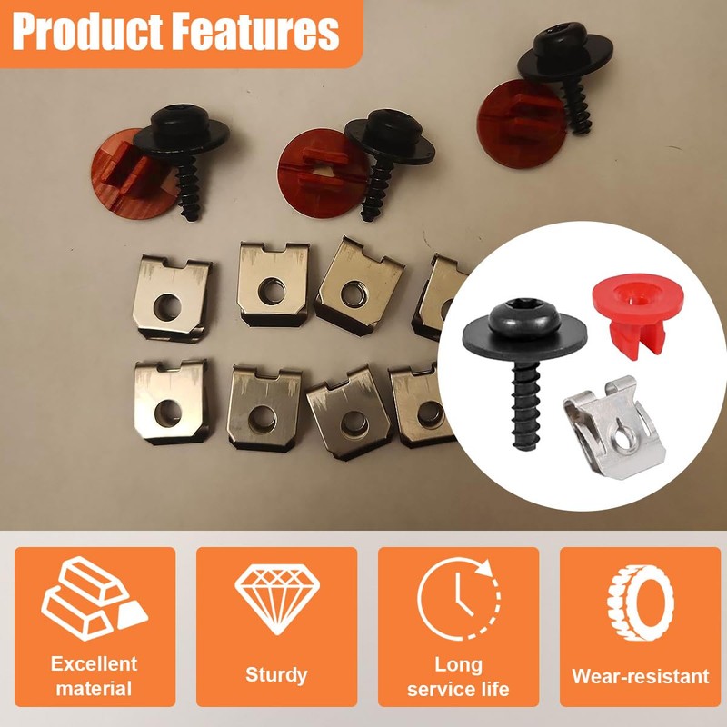 ZIMISI T30 Engine Splash Shield Guard Undertray Cover Screws Bolt