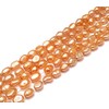 Freshwater Pearls, Cultured Pearls, 8 mm, Rice Grain, Natural, Oval