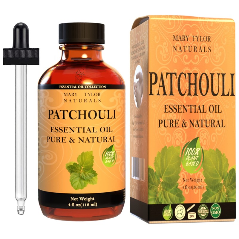 Patchouli Essential Oil (1 oz), Premium Therapeutic Grade, 100% Pure
