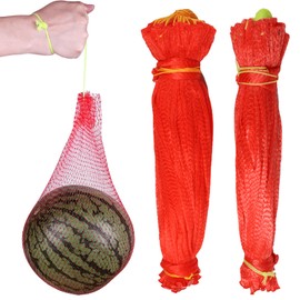 Honeydew Melon Hammock for Trellis, Pack of 100 45 cm Watermelon Support Bags with Drawstring, Robust Melon Nets, Reusable Watermelon Nets, for Trellis, Vertical Garden Growing, Honeydew
