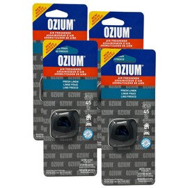 Ozium Membrane Car Vent Clip AC Air Fresheners Car Air Freshener and Car Odor Eliminator (Fresh Linen, 4 Packs)