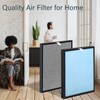 3 Sets HSP001 H13 True Hepa Replacement Filters, Compatible with