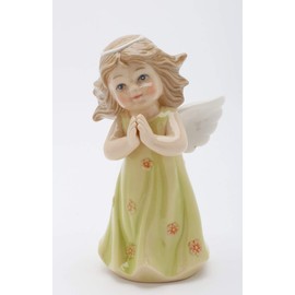 Cosmos Gifts Fine Porcelain Inspirational Praying Girl Angel Figurine, 3 in