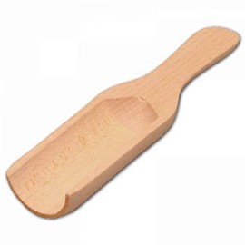 5 x Beech Wood Dosing Spoons, 11 x 3 cm, Scoop for Spices, Coffee, Grains, Safe Dosing, Weighing & Filling, Beech Wood Measuring Spoon