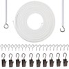 Curtain Wire 6 Meter White Plastic Coated Window Curtain Wire