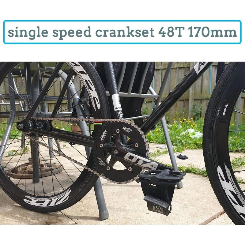 BESNIN Single Speed Bike Crankset 170mm 48T BCD Single Crank