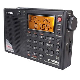 Tecsun PL-310ET Fully Featured Pocket Size Radio Black
