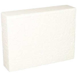 Oasis Supply Dummy Quarter Sheet Cake, 9" x 12" x 3", White