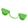 100PCS Greenhouse Arch Frame Double Head Plastic Clip Heating Press