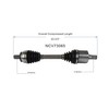 GSP NCV73065 CV Axle Assembly - Compatible with Select Volvo