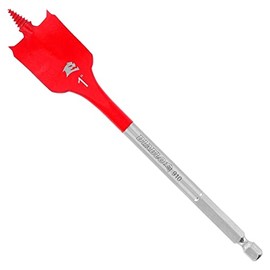 Diablo Spade Bits for Wood - Speed-TIP Design - Curved Paddle - 1" Diameter, 1/4" Hex Shank, 6" Length, 2-Pack - DSP2130-P2